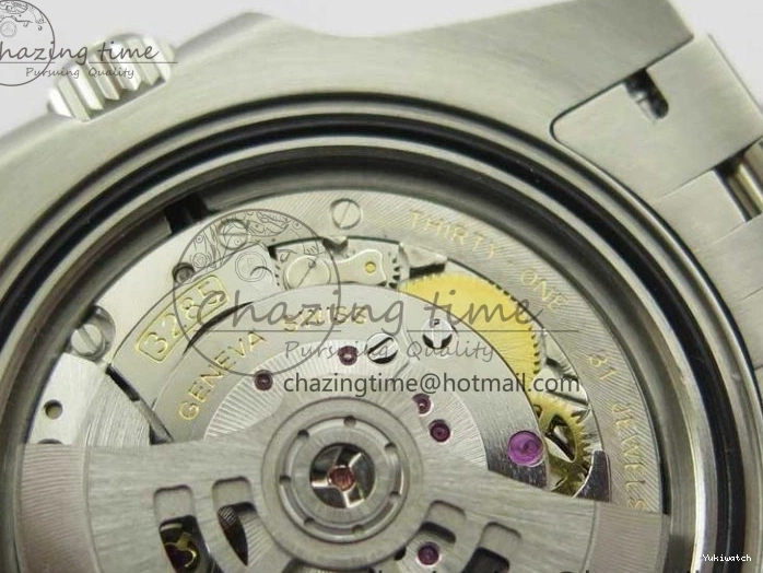 Jubilee Bezel Best II Blue Diamonds GMF Red SA3285 CHS Steel 904L Black On Dial V3 GMT-Master Bracelet Edition 0401